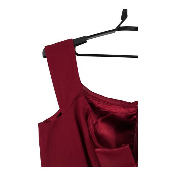 City Chic dress off shoulder Tux Mini red size XL 22 - Picture 3 of 10